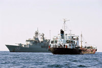 HMAS ANZAC in the Gulf